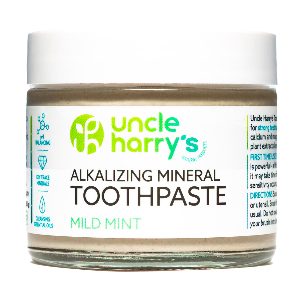 معجون uncle harrys بنكهة mild mint النعناع الخفيف